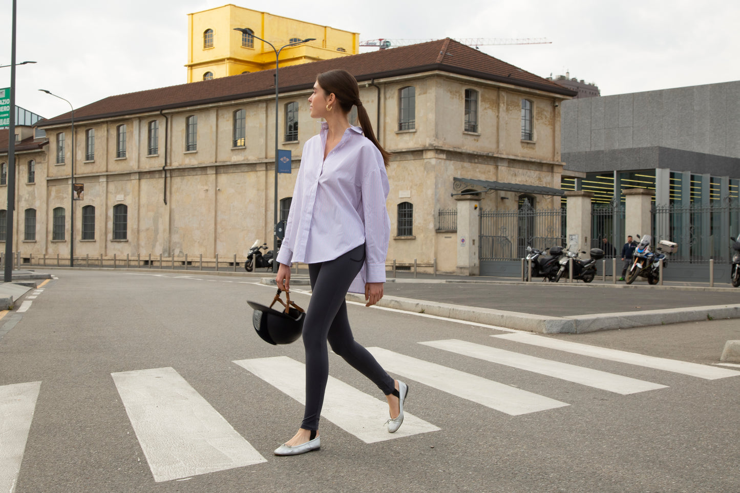 Leggings Paris con Staffa
